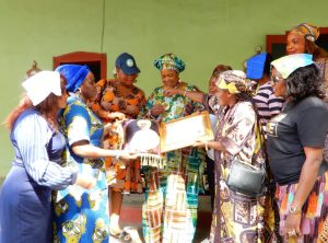 Dame Olori Folashade Momoh, during the Ingural ceremony