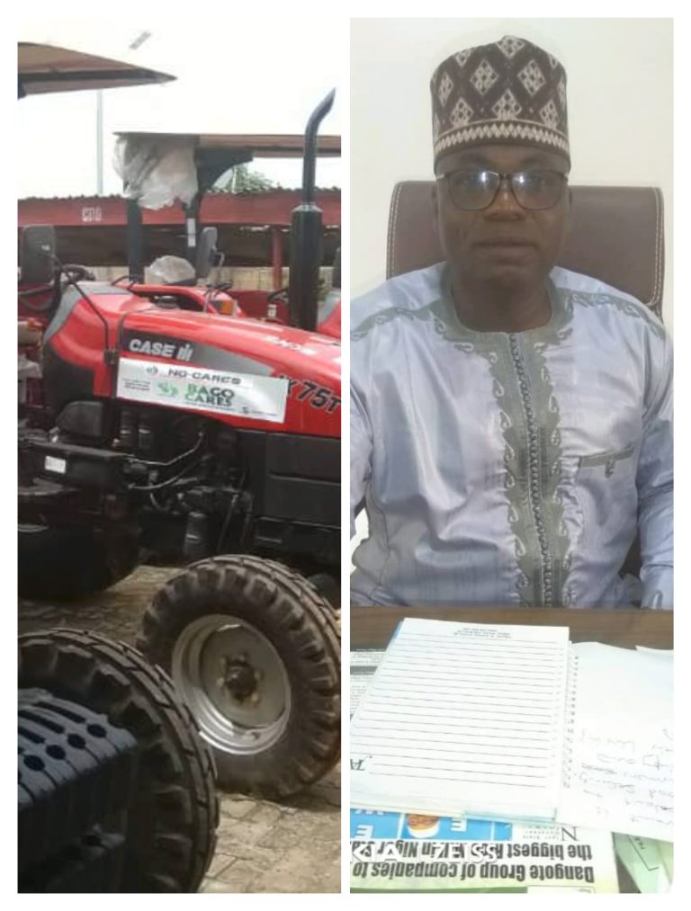 NIGER STATE  FADAMA  PROJECT COORDINATOR LAUDS FREE TRACTOR HIRING SCHEME