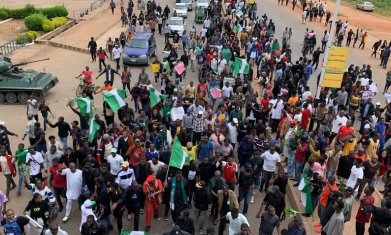 POPULAR CLERIC AND BUHARI’S MINISTER LEAD JOS PROTESTERS